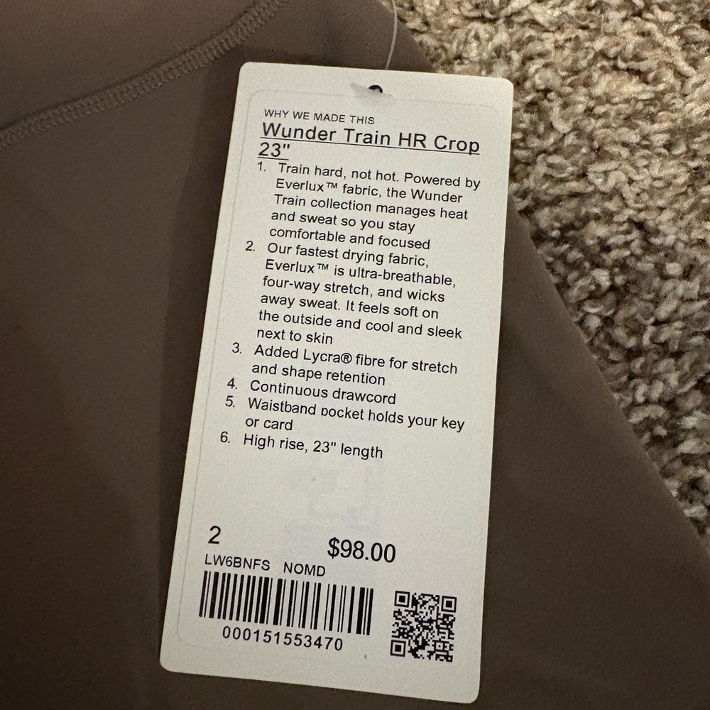 Wunder Train HR Crop 23” - Picture 6 of 9